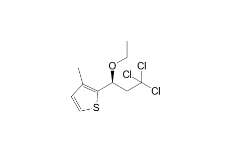 3-methyl-2-[(1S)-3,3,3-trichloro-1-ethoxy-propyl]thiophene
