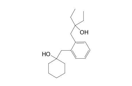 1-[2-(2-ethyl-2-hydroxybutyl)benzyl]cyclohexanol