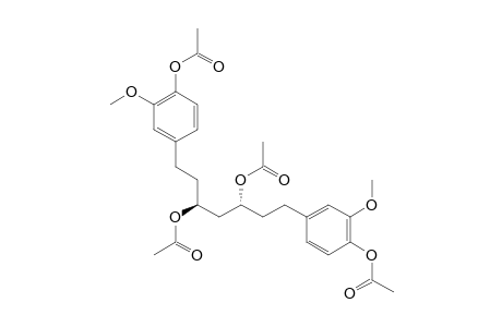 (3S,5S)-3,5-DIACETOXY-1,7-(4-ACETOXY-3-METHOXYPHENYL)-HEPTANE