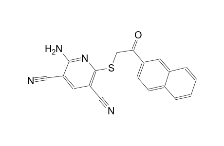 2-amino-6-{[2-(2-naphthyl)-2-oxoethyl]sulfanyl}-3,5-pyridinedicarbonitrile