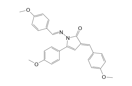 3-(4-Methoxybenzylidene)-1-(-(4-methoxybenzylidene)amino)-5-(4-methoxyphenyl)-1H-pyrrol-2(3H)-one
