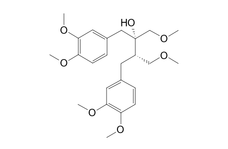 (2S,3S)-1,4-bis(3,4-dimethoxyphenyl)-2,3-bis(methoxymethyl)butan-2-ol