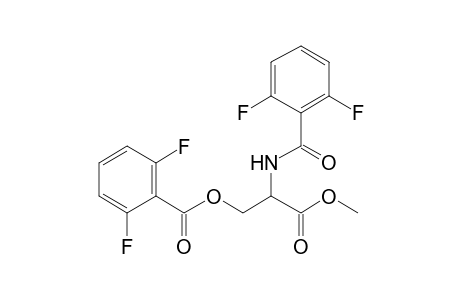 l-Serine, N,O-bis-(2,6-difluorobenzoyl)-, methyl ester