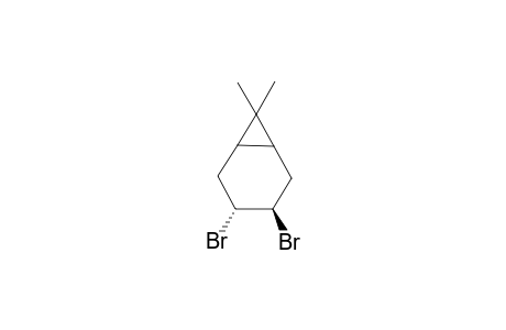 (3R,4R)-3,4-dibromo-7,7-dimethylbicyclo[4.1.0]heptane