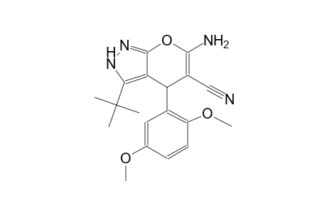 pyrano[2,3-c]pyrazole-5-carbonitrile, 6-amino-4-(2,5-dimethoxyphenyl)-3-(1,1-dimethylethyl)-2,4-dihydro-