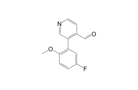 3-(5-FLUORO-2-METHOXYPHENYL)-ISONICOTINALDEHYDE