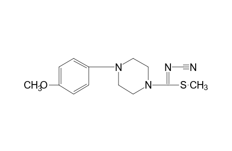 N-CYANO-4-(p-METHOXYPHENYL)THIO-1-PIPERAZINECARBIMIDIC ACID, METHYL ESTER