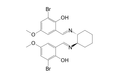 (R,R)-(-)-N,N'-Bis(3-bromo-5-methoxysalicylidene)-trans-cyclohexane-1,2-diamine