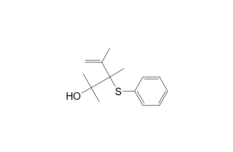 4-Penten-2-ol, 2,3,4-trimethyl-3-(phenylthio)-