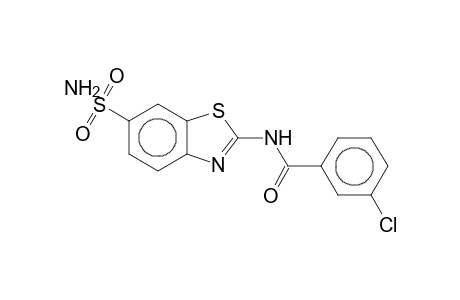 N-[6-(Aminosulfonyl)-1,3-benzothiazol-2-yl]-3-chlorobenzamide