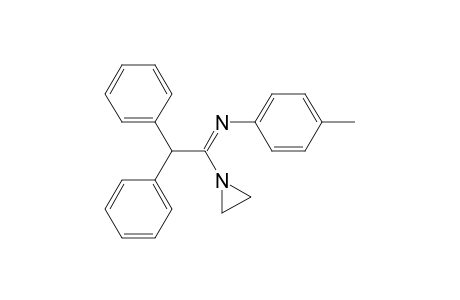 N-[(Z)-1-(1-Aziridinyl)-2,2-diphenylethylidene]-4-methylaniline