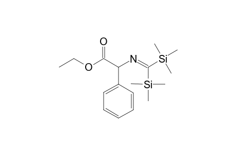 Ethyl {[bis(trimethylsilyl)methylene]amino}(phenyl)acetate