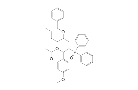 (1S,2R,4R)-4-BENZYLOXY-2-DIPHENYLPHOSOHINOYL-1-(4-METHOXYPHENYL)-OCTYL-ACETATE