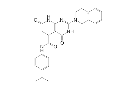pyrido[2,3-d]pyrimidine-5-carboxamide, 2-(3,4-dihydro-2(1H)-isoquinolinyl)-3,4,5,6,7,8-hexahydro-N-[4-(1-methylethyl)phenyl]-4,7-dioxo-