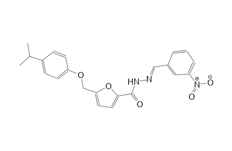5-[(4-isopropylphenoxy)methyl]-N'-[(E)-(3-nitrophenyl)methylidene]-2-furohydrazide
