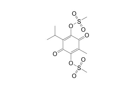 methanesulfonic acid (5-isopropyl-3,6-diketo-2-methyl-4-methylsulfonyloxy-1-cyclohexa-1,4-dienyl) ester