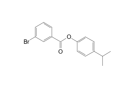 3-Bromobenzoic acid, 4-isopropylphenyl ester