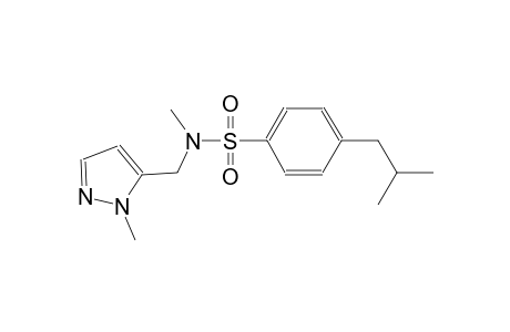 benzenesulfonamide, N-methyl-4-(2-methylpropyl)-N-[(1-methyl-1H-pyrazol-5-yl)methyl]-