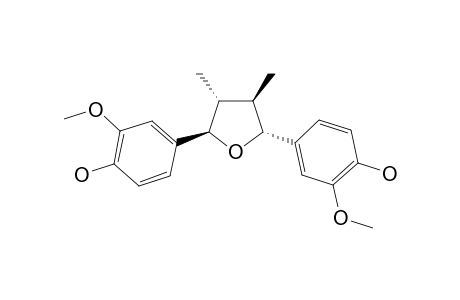 REL-(8R,8'R)-DIMETHYL-(7R,7'S)-BIS-(4-HYDROXY-3-METHOXYPHENYL)-TETRAHYDROFURAN