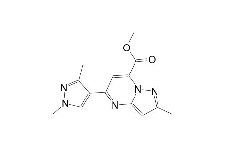 pyrazolo[1,5-a]pyrimidine-7-carboxylic acid, 5-(1,3-dimethyl-1H-pyrazol-4-yl)-2-methyl-, methyl ester