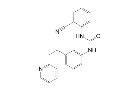 1-(2-cyanophenyl)-3-[3-(2-pyridin-2-ylethyl)phenyl]urea