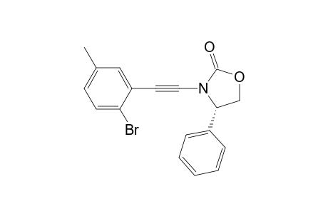 (S)-3-((2-bromo-5-methylphenyl)ethynyl)-4-phenyloxazolidin-2-one