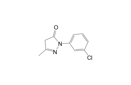1-(3-Chlorophenyl)-3-methyl-2-pyrazolin-5-one