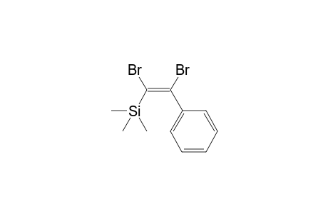 1,2-Dibromo-1-(trimethylsilyl)-2-phenylethene