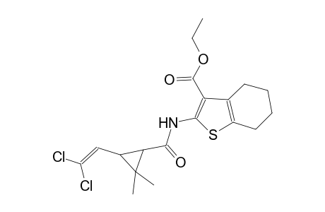 benzo[b]thiophene-3-carboxylic acid, 2-[[[3-(2,2-dichloroethenyl)-2,2-dimethylcyclopropyl]carbonyl]amino]-4,5,6,7-tetrahydro-, ethyl ester