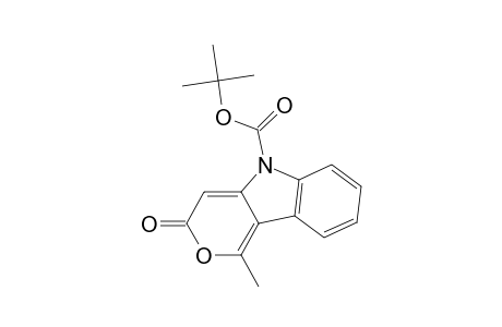Pyrano[4,3-b]indole-5(3H)-carboxylic acid, 1-methyl-3-oxo-, 1,1-dimethylethyl ester