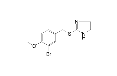 2-(3-Bromo-4-methoxy-benzylsulfanyl)-4,5-dihydro-1H-imidazole
