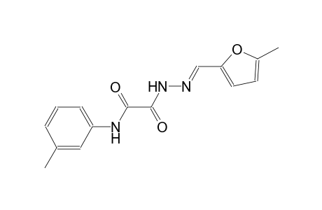 2-{(2E)-2-[(5-methyl-2-furyl)methylene]hydrazino}-N-(3-methylphenyl)-2-oxoacetamide