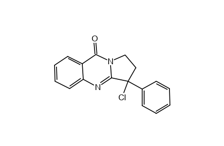 3-CHLORO-2,3-DIHYDRO-3-PHENYLPYRROLO[2,1-b]QUINAZOLIN-9(1H)-ONE
