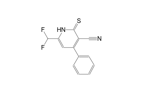 6-(difluoromethyl)-4-phenyl-2-thioxo-1,2-dihydro-3-pyridinecarbonitrile