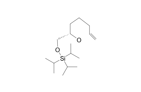 (S)-6-HYDROXY-7-TRIISOPROPYLSILYLOXYHEPT-1-ENE