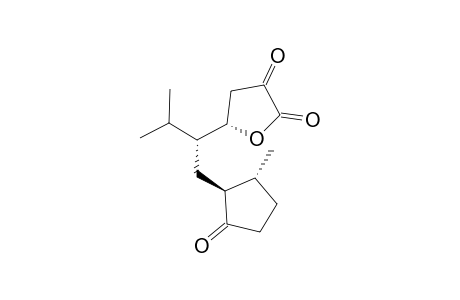 (2R,3R,4S)-2-methyl-3-((1'S,2'R)-2-methyl-5-oxacyclopentyl)methyl)-6-oxoheptan-olide