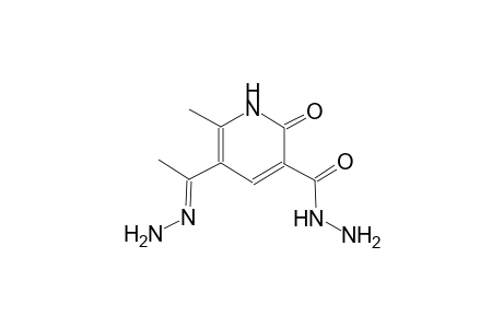 5-[(1E)-ethanehydrazonoyl]-6-methyl-2-oxo-1,2-dihydro-3-pyridinecarbohydrazide