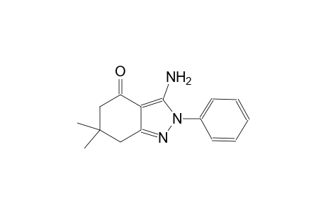 4H-indazol-4-one, 3-amino-2,5,6,7-tetrahydro-6,6-dimethyl-2-phenyl-
