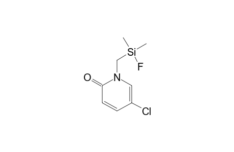 1-(FLUORODIMETHYLSILYLMETHYL)-5-CHLORO-2-PYRIDONE