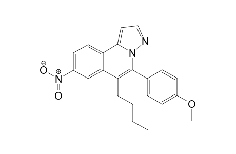 4-(n-Butyl)-3-(4-methoxyphenyl)-6-nitropyrazolo[5,1-a]isoquinoline