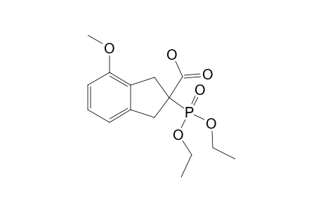 ETHYL-2-(DIETHOXYPHOSPHORYL)-4-METHOXY-INDANE-2-CARBOXYLIC-ACID