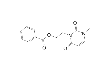 2-(3-Methyl-2,6-dioxo-3,6-dihydro-1(2H)-pyrimidinyl)ethyl benzoate