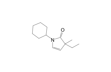 N-Cyclohexyl-3-ethyl-3-methyl-1,3-dihydropyrrol-2-one