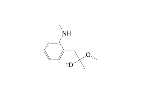Benzenamine, 2-(2-methoxypropyl-2-d)-N-methyl-