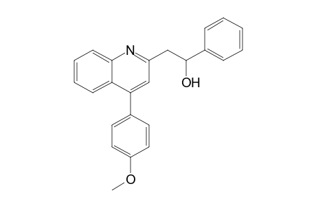 2-(2-Hydroxy-2-phenylethyl)-4-(4-methoxyphenyl)quinoline