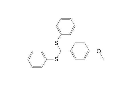 1-[bis(phenylsulfanyl)methyl]-4-methoxy-benzene