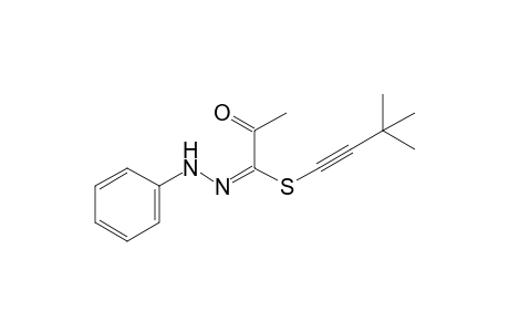 1-(2-tert-Butylethynylthio)-1-phenylhydrazonopropan-2-one