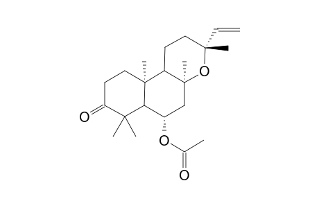 ent-6.alpha.Acetoxy-3-oxo-13-epi-manoyl oxide