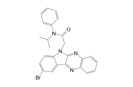 6H-indolo[2,3-b]quinoxaline-6-acetamide, 9-bromo-N-(1-methylethyl)-N-phenyl-