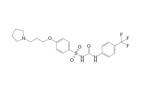 1-(4-trifluoromethylphenyl)-3-[4-(3-pyrrolidin-1-ylpropoxy)benzene]sulfonylurea